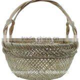 Bamboo Woven Fruit Picking Basket thumbnail-1