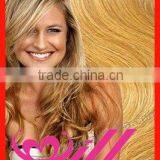 Gold Hair Clip in Extension Human Hair Clip in Curly Hair Extensions Most Popular European Hair 20 Clip in Hair Extensions