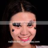 Custom New Fashion Party Face Rhinestone Tattoo Sticker Acrylic Makeup Self-adhesive Face Paint Sticker thumbnail-2