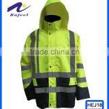 Hi-vis Waterproof Quilted Cotton Bomber Jacket thumbnail-1
