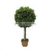 Artificial Topiary Boxwood Ball Tree For Christmas Decoration