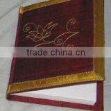 Handmade Embroidery Diary and Notebook, Corporate gift