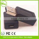 USB 2.0 A Type Male to Micro 5pin B Type Connector Adapter Convertor