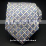 2016 Fashion High Quality Black Checked Mens Silk Tie thumbnail-5