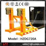 360kg Capacity Forklift Attachment Iron Drum and Plastic Barrel Oil Drum Clamps