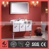 Top Grade Floor Mounted Standing Stainless Steel Bathroom Vanity T-6614