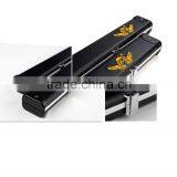 Superior 3/4-pc Cue Case Black Leather Aluminium Snooker Pool Cue Case Billiard Accessories thumbnail-5