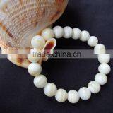Make Natural Shell White Tridacna Bangles Bracelet Beads Bangles thumbnail-5