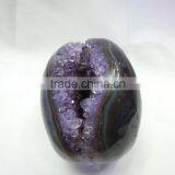 Natural Amethyst Crystal Quartz Points Carving Skull, Purple Crystal Quartz Skull for Sale thumbnail-5