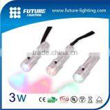 High Quality 3W Electric Edison Rgb Led Flashlight