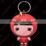 Multi-design Silicone Keychain/wholesale Custom Keychains