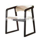 Master Home Furniture Fabric Upholstered Dining Chair in Solid Wood Frame thumbnail-3
