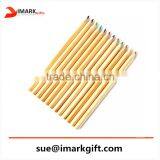 Multi-color Pencils in Natural Wooden Color Custom Logo Pencil