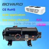 Commercial Kitchen Equipment Part Mini Refrigeration Units R404A Lanhai Boyard Horizontal Rotary Kompressor Replace Scroll