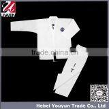 White Itf Taekwondo Embroidery Uniform