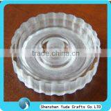 High Quality Round Acrylic Display Stand CNC Milling Clear Acrylic Stand