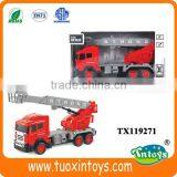 Toy Fire Truck, Blue Fire Truck Toy, Pallet Truck Toy thumbnail-1