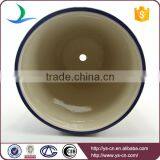 YSfp0007-03 Round Shape Hand Print 12 Inch Flower Pot for Garden thumbnail-3