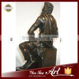 Life Size Sitting Bronze Moses Statue With Book thumbnail-3
