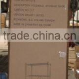 Vivinature Metal Storage Shelf With Mesh Ironing Board thumbnail-5