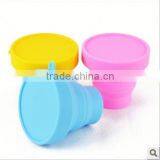 Eco-friendly Collapsible Silicone Cup Cover thumbnail-1