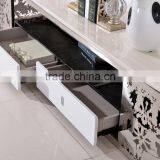 E190 Living Room Cheap Modern Marble Top tv Stand on Sale thumbnail-3