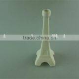 Stock White Mini Eiffel Tower Art Porcelain for Home Decoration thumbnail-1
