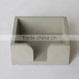 Novel Bare Concrete Personalized Bare CEMENT Desk Organiser thumbnail-1