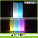 led table bar waterproof light rechargeable battery remote control 16 color changing lighting furniture rattan high table bar