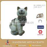 16 Inch Garden Decoration Resin Craft Lively Animal Figurine Cat Statue thumbnail-4