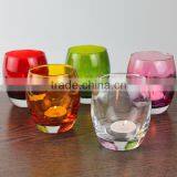 Egg Shape Colored Glass Candle Cup for Chandeliers thumbnail-3