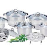 15pcs Stainless Steel Cookware Set thumbnail-2