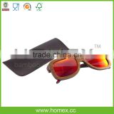 Fashion Wooden Polarized Lens Sunglasses/Handmade Glasses/Homex_FSC/BSCI Factory