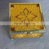 Customized Wholesale Luxury Golden Box for Jewelry Mini Music Box for Gift thumbnail-1