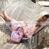 Eco-friendly Short Handle, Pink Baby Straw Woven Beach Bag, Tote Bag Beach thumbnail-5