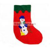 Hot Best Selling New Products China Fabric Bulk Handmade Diy Custom Felt Red Stuffed Animal Christmas Stocking