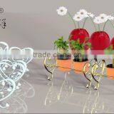 Hot Selling Decortive Floorstanding Indoor Metal Flower Stand thumbnail-4