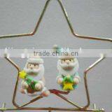 New Items Metal Swinger Acrylic Santa Christmas Table Decorations thumbnail-1