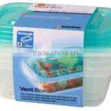 VentBox 520ml Rectangular 4pcs / Set Food Container thumbnail-1