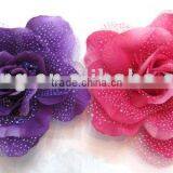 Dotted Rose Silk Flower,GORGEOUS. HYL05198 thumbnail-1