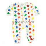 Comfortable Quality Organic Cotton Baby Zipper Rombers and Organic New Style Plain and Printed Baby Rombers thumbnail-3