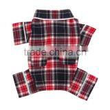 New Check Flannel Dog Puppy Pajamas , Pet Clothes S - Extra Large thumbnail-2