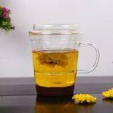 Glass Cup Kungfu Tea Cup Three Part Glass Cup Filter Glass Cup Coffee Cup Milk Cup Juice Cup for Hotel and Resturant thumbnail-5