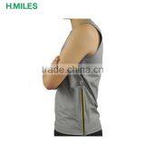 Custom Athletic Tank Top Spandex / Polyester Men Running Sport Sleeveless T-shirt thumbnail-2