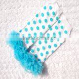 2016New Design Cotton Baby Toddler Leggings Baby Legwarmers With Ruffle Lace Leggings thumbnail-3