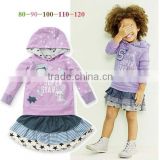 Wholesale children boutique clothing clothes for kids lovely girls 2pcs outfits