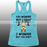 Popular Items for Burnout Tank Tops Funny Womens Superhero Fitness Tank Ladies Gym Stringer Tank Top Workout Clothes Yoga Wear thumbnail-3