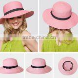 Zm40593b Summer New Fashion Simple Design Women Staw Sun Visor Hat thumbnail-5