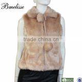 2014 Fox Fur Coat Ladies Wool Winter Vest thumbnail-1