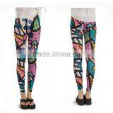 Wholesale Custom Full Print Sexy Girls Tight Leggings thumbnail-5
